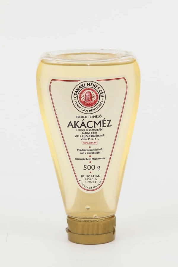 Akácméz cseppmentes tubusban, 500g