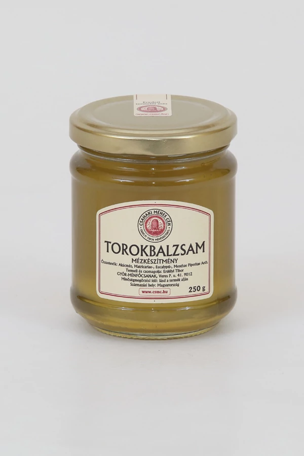 Torokbalzsam mézkészítmény 250g