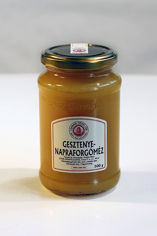 Gesztenye - Napraforgó mézkeverék, 500g-os